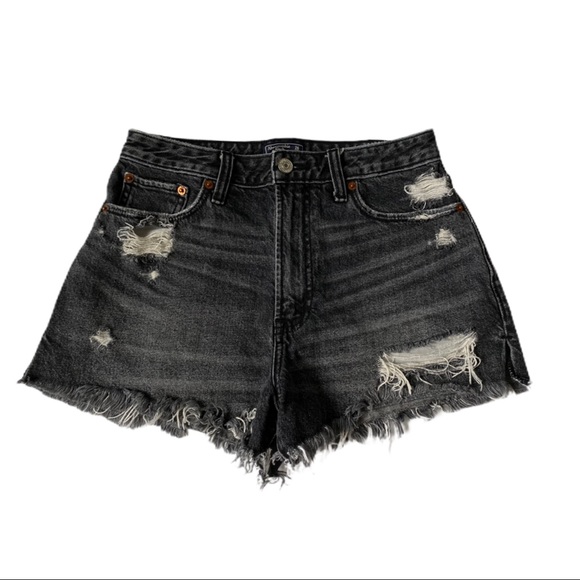 Abercrombie & Fitch Pants - Abercrombie & Fitch Ripped Jean Shorts Size 26